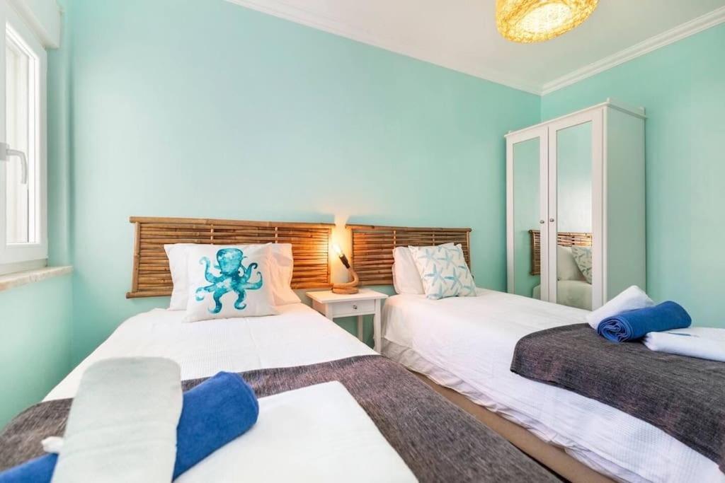 New Beach Flat With Top View - 3 Min To Sea In Luz Exterior foto